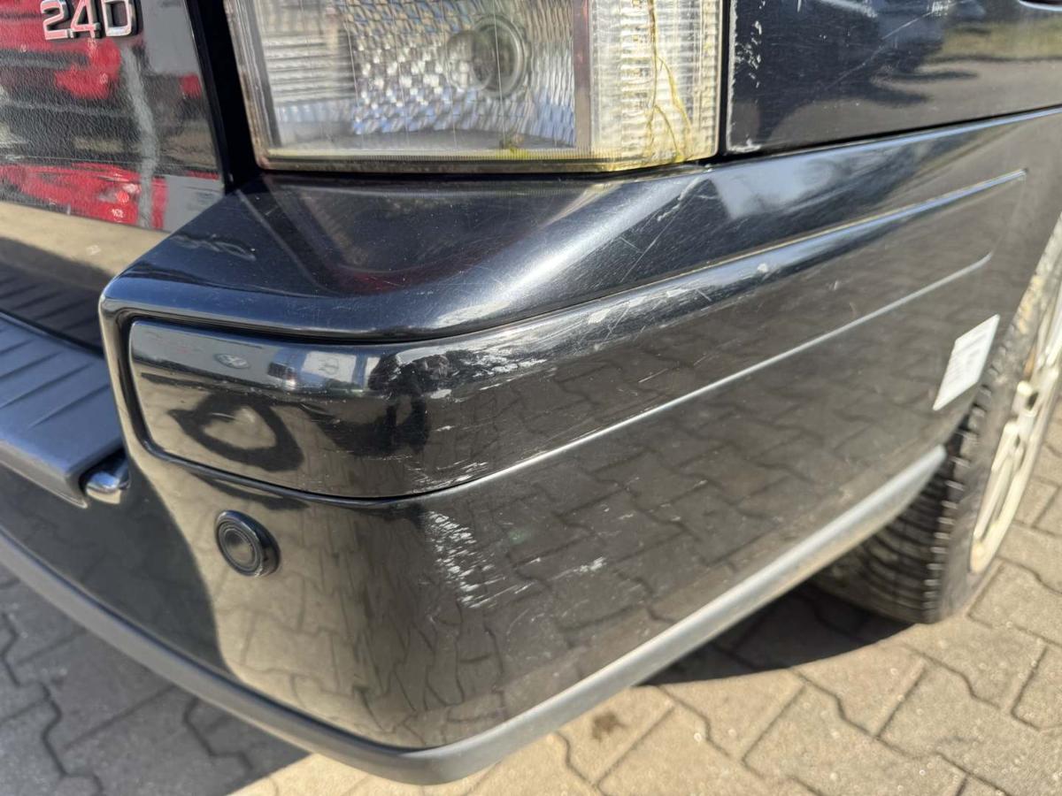 Volvo V70 2 BJ06 original Sto&szlig;stange Sto&szlig;f&auml;nger hinten 01900 Black Stone